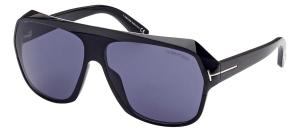 Tom Ford HAWKINGS M FT0908 01V Солнцезащитные очки с плоской верхней частью, мультиколор