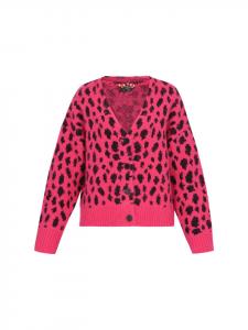 Женский кардиган с розовым леопардовым принтом myMo ROCKS