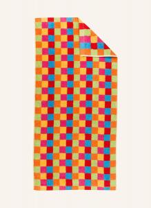 Полотенце для рук Cawoe LIFESTYLE KARO, 50x100 см, цвет rot/blau/grün