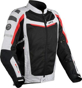 Сетчатая мотоциклетная текстильная куртка DANE solskin, Black/Grey/Red