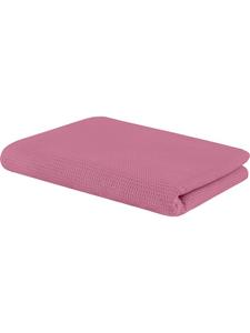 Setex Летнее одеяло из хлопкового вафельного пике розового цвета