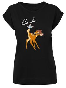 Футболка F4NT4STIC T-Shirt Disney Bambi Schmetterling Tail, черный
