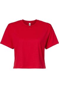 Идеальный женский укороченный топ Next Level, красный