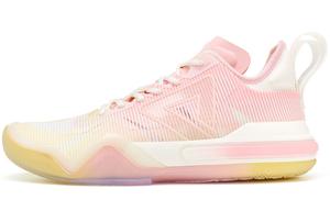 PEAK Уиггинс AW1 низкие баскетбольные кроссовки мужские бело-розовые