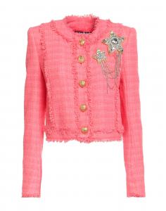 Куртка Balmain, лососево-розовый