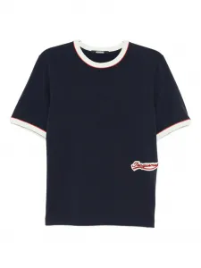 Футболка с вышитым логотипом JACQUEMUS, синий