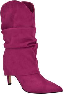 Женские ботильоны Nine West Glitch средней высоты, Dark Pink 650