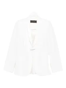Блейзер с шалевым воротником Max Mara, белый