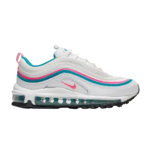 Кроссовки Nike Wmns Air Max 97 'White Pink Turbo Green', белый