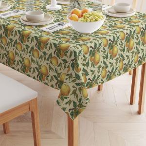 Квадратная скатерть, 100% полиэстер, 60x60 дюймов, окрашенная груша.