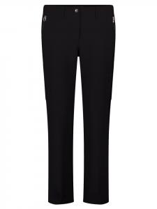 Повседневные брюки на молнии черного цвета Betty Barclay