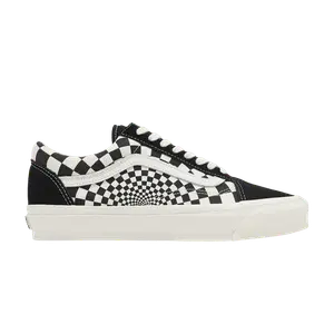 Кроссовки Vans Old Skool 'Radial Checkerboard - Black Marshmallow', черный