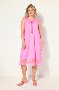 Платье MIAMODA SLEEVELESS COLD-DYED A-LINE EYELET, Neon Berry/Berry