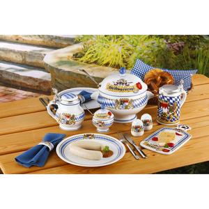 Блюдце Кофейные блюдца Compact Bayern ø 14,7 см, набор 6 шт., разноцветные Seltmann Weiden, Bunt