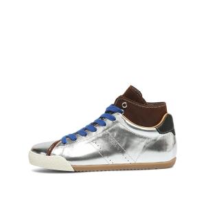 Легкие и дышащие высокие кроссовки для скейтбординга Women's Rosa Bianca, серебро