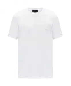 Футболка с логотипом Giorgio Armani, белый