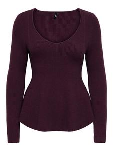 ONLY Свитер 'ONLIbi' в цвете винный красный