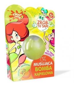 Шипучая бомбочка для ванны с дыней, 1 шт. Chlapu Chlap