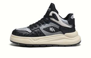 HLA Кроссовки мужские высокие черно-серые, серые - черно-серые, цвет Black Gray