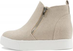 Женские слипоны Soda Taylor из нубука с высоким верхом, Natural Canvas