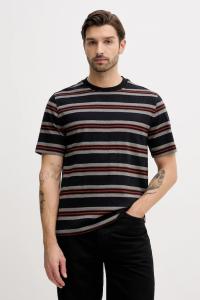 Хлопковая футболка sandwick Barbour, черный