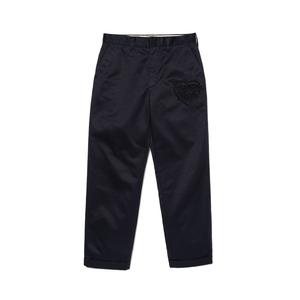 Брюки с вышитым логотипом HUMAN MADE, синий