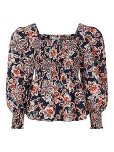 Блуза Object NAOMI, ночной синий/пыльно-синий