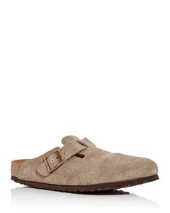 Женские бостонские сабо Birkenstock, цвет Tan/Beige