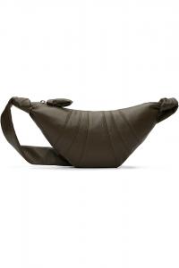 Lemaire Маленькая сумка для круассанов цвета хаки