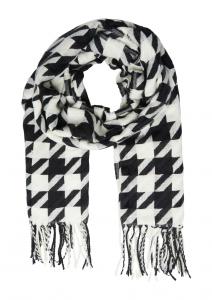 Шарф s.Oliver, Black/Natural White