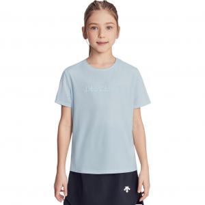 Коллекция TRAINING, коллекция TOUGH, футболки для подростков Descente, светлый синий