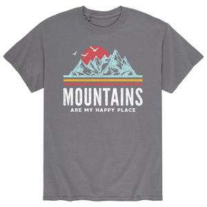 Мужская футболка Mountains Are My Happy Place Licensed Character