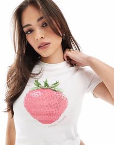 Футболка ONLY baby с принтом клубники