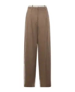 Прямые брюки Ottod'Ame, коричневый