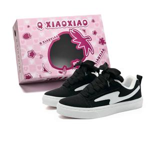 Circle small Низкие скейтбордские кроссовки унисекс с черными шнурками, цвет Black Shoe Laces