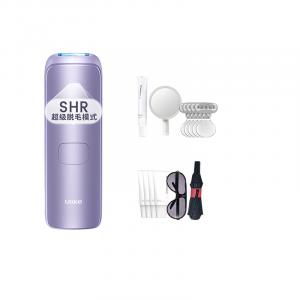 Эпилятор Air4 для всего тела, точечный эпилятор, сапфировые линзы, для домашнего использования [Совершенно новый, модернизированный] Ulike, year-round combination[air4-crystal фиолетовый+year-round scrapers]