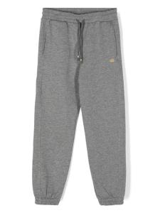 Pinko Kids спортивные штаны из люрекса и флиса, серый