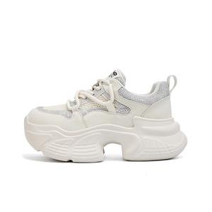 Низкие массивные кроссовки женские Hotwind, Beige