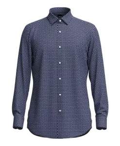 Рубашки мужские Hugo Boss, синий