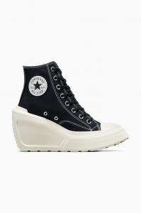 Кроссовки Chuck De Luxe на танкетке Converse, черный