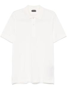 Рубашка поло пике TOM FORD, белый