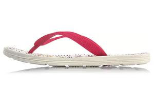 Шлепанцы Floper женские красные и белые Lining