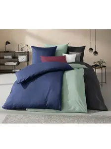 Постельное белье Kaeppel или дополнительная наволочка 2 шт. 155х220 см + 80х80 см, цвет anthrazit