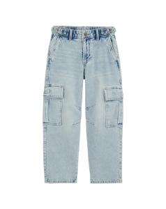 WE Fashion Джинсы свободного кроя в светло-голубом цвете