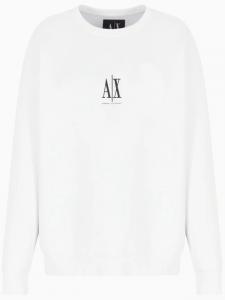Толстовка с вышитым логотипом Armani Exchange, белый