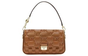 MICHAEL KORS Кожаная коричневая сумка через плечо
