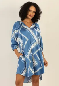 Повседневное платье бедруктес Apart, Blau-Multicolor