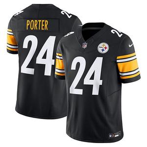Мужская черная джерси Pittsburgh Steelers Vapor FUSE Limited Joey Porter Jr Nike