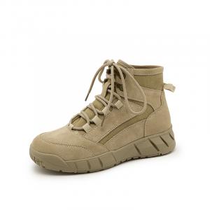 GIGIRYO Короткие женские ботинки Martin бежевые, цвет Beige