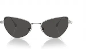 Женские солнцезащитные очки Swarovski Sk7011 Butterfly, Silver/Dark Grey
